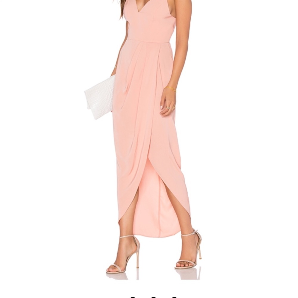 Shona joy draped cocktail dress